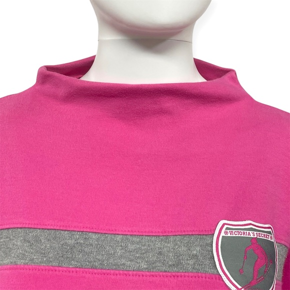 PINK Victoria’s Secret Vintage Y2K Team VS Lounge Set Top Wide Leg Pants Size XL - Picture 4 of 13